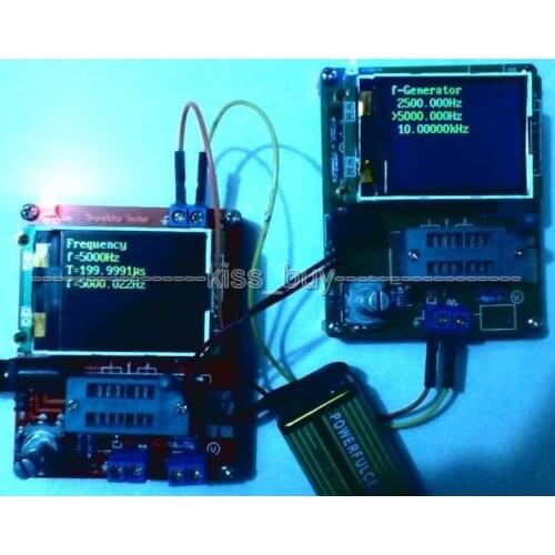 2016 color Screen ATMEAG328P M328 Transistor Tester LCR Diode Capacitance ESR meter PWM Square wave Signal Generator