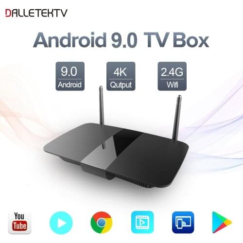 Leadcool Q1504 Smart Android 9.0 TV Box Amlogic S905W Support 2.4Ghz WiFi 4K H.265 Media Player Set Top Box Android TV Box