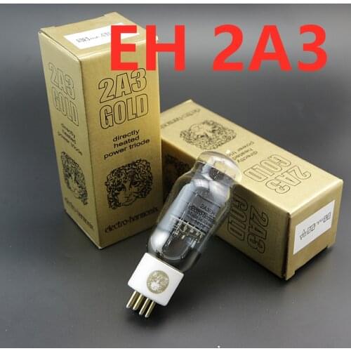 Vacuum Tube EH 2A3 Gold grid Factory Test And Match Genuine