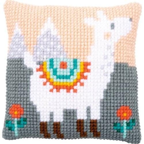 DIY Latch Hook Rug Kits Crocheting Yarn Cushion Carpet Cover Floor Mat Animal Sewing Needlework for Adults Kids Gift