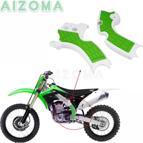 Off-Road Motocross Frame Guards Green Frameguard Protector For Kawasaki KX 250 KX250 2019 KXF250 KX250F 2015-2016 2017 2018