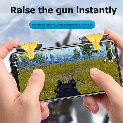 1 Pair Plastic Mobile Trigger Smartphone Gamepad Controller Gaming Shooter For PUBG Mobile Controller Accessories