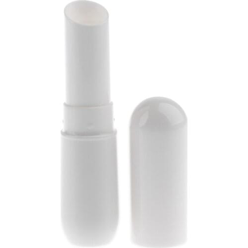 10 Pieces 4g Lip Care Empty Container Tube Refillable Empty Lip Balm