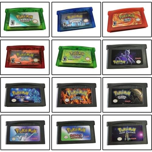 32-bit Super Video Game Compilation Cartridge Console Card for English Language Edition Single card