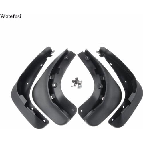 Wotefusi 4pcs Front Rear Splash Guards Mud Flaps Mudguards Fender For VW Golf Variant All years [QPA248]