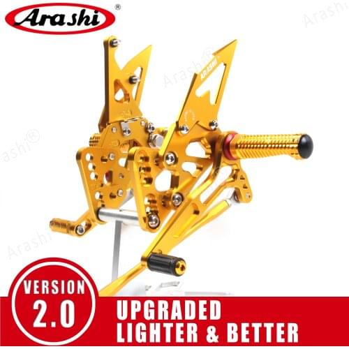 Arashi For SUZUKI GSXR1000 2005-2019 CNC Rider Rearset Adjustable Footrest Foot Peg GSX1000R GSXR GSX-R 1000 2006 2007 2008 2012