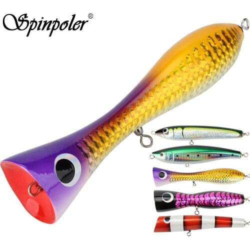 Spinpoler floating GT popper/stickbait Wobblers Fishing Lures topwater swimbait Hard Artificial Bait For Fishing Tackle Lure