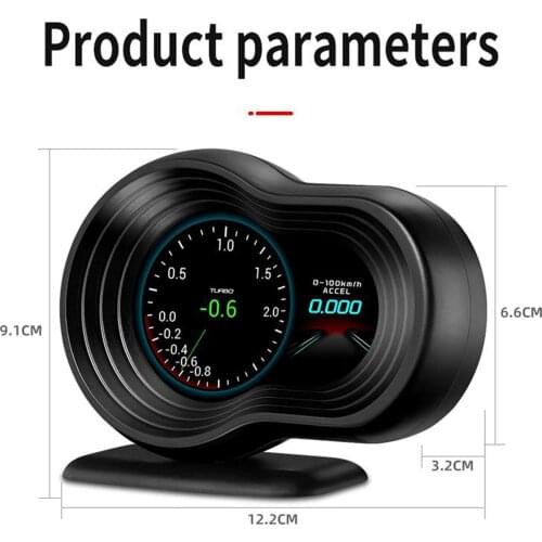 Head up Display Dual Mode 3.5’’ HUD Engine RPM Water Temperature Voltage