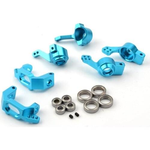 For 1/10 HSP 94101 / 94102 / 94103 / 94103Pro / 94105 Carrier Ball Bearings RC Car Parts Durable Metal Steering Hub Rear Axle