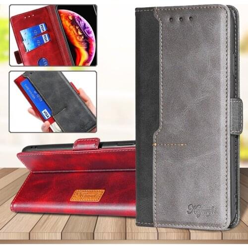 For Huawei P Smart 2021 2020 Z Fashion Splice Leather Case Wallet Bag Card Holder Magnetic Buckle Stand Flip Mobile Phone Cover