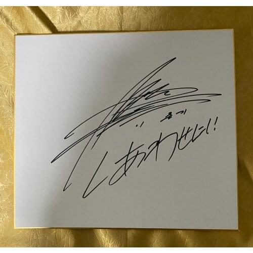 Hand signed LEE JOON GI autographed shikishi card art board 27*24 cm K-POP 0820B
