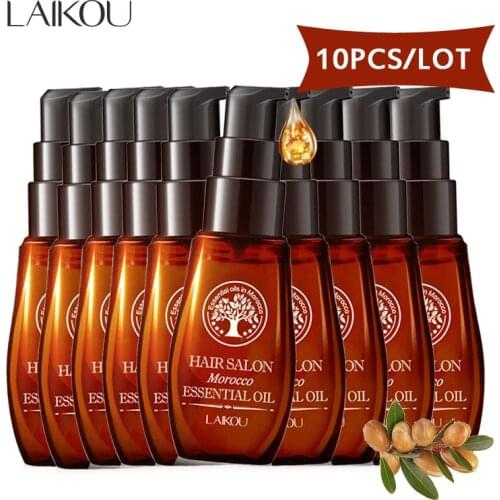 10pcs Morocco Essence Fast Hair Growth Hairdressing Essence Oil Hair Loss Treatment Dry and Damaged Hairs Nutrition Hair Care