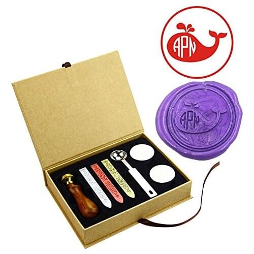 Hamsa Hand Wax Seal Stamps Kit Brass Head Custom Wedding Envelope Sealing Wax Stamps