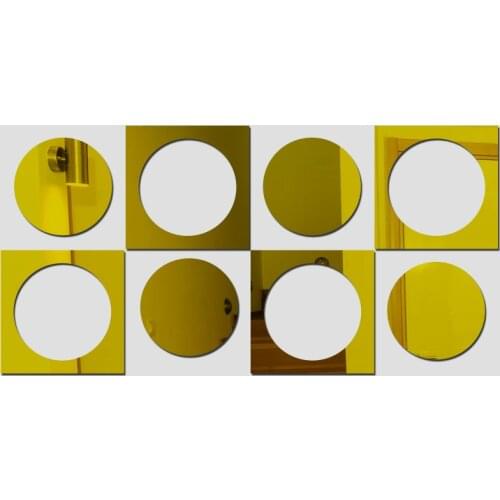 Hot sale diy wall stickers solid sofa background Furniture acrylic mirror stickers modern home decoration living room