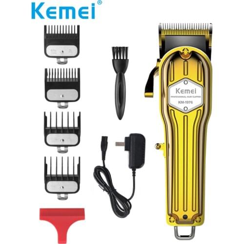 Kemei Hair Clippers for Men 8W Powerful Beard Trimmer Barber Hair Cutting Machine Professional Rechargeable Cordless Quiet