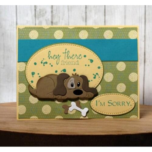 Animal dog bone footprint metal cutting dies decoration Scrapbook knife mould blade punch stencils die cutter metal embossing