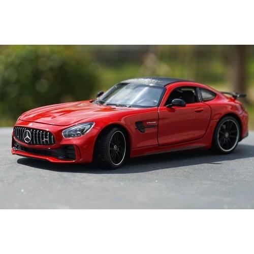 1/24 alloy die-casting simulation car model benz AMG GTR sports car adult collection children toy gift display