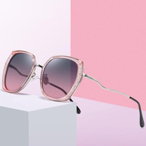 Fashion Polarized Sunglasses For Wmen Large Frame Driving Sun glasses Ladies