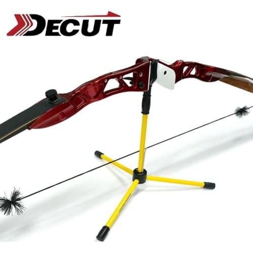 New DECUT Archery Recurve Bow Hunting Traditional 3 Leg Bracket Aluminum Alloy Bow Frame Accessories Monochrome Optional