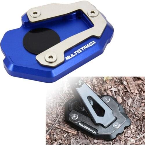 For Ducati Multistrada 1200 Motorcycle Kickstand Foot Side Stand Extension Pad Support Plate