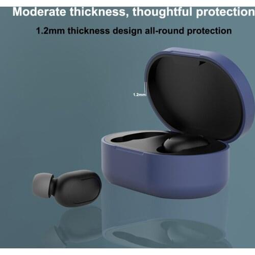 Anti-Shock Flexible Silicone Comprehensive Protective Case Full Cover For Redmi Bluetooth Earphone Headset Accessories