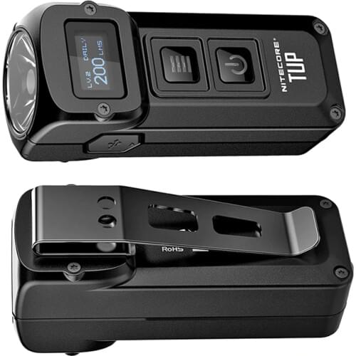 NITECORE TUP Revolutionary Intelligent Pocket Light EDC Compact and Lightweight CREE XP-L HD V6 max 1000 LM beam distance 180M