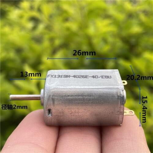 Brand new 15*20*26mm FK-131PH 130 131 3V 3.7V 5V 26000rpm large power high speed carbon brush motor