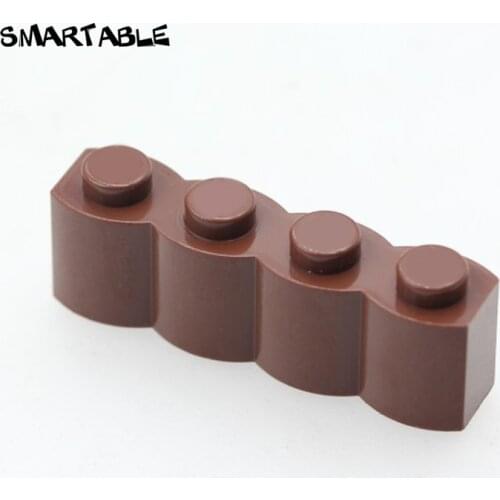 Smartable Brick Special 1x4 with Wave Building Blocks MOC Parts Toys For Kids Compatible Major Brand 30137 50pcs/lot