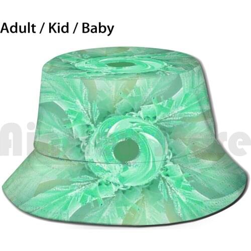 Windmill - Green Sun Hat Windmill Sprial Fractal