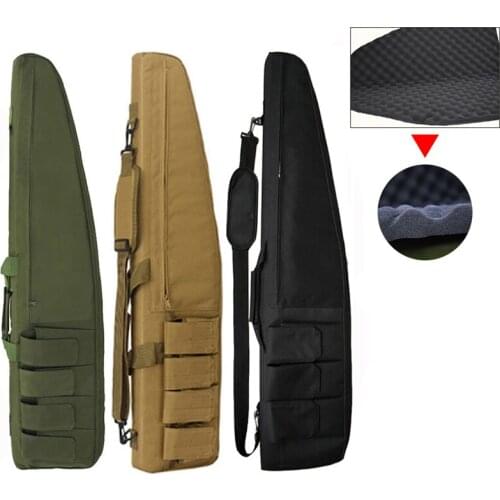 Military Gear Tactical Gun Bag 70cm/98cm/118cm Army Shooting Hunting Molle Bag Airsoft Sniper Rifle Case Gun Carry Shoulder Bag