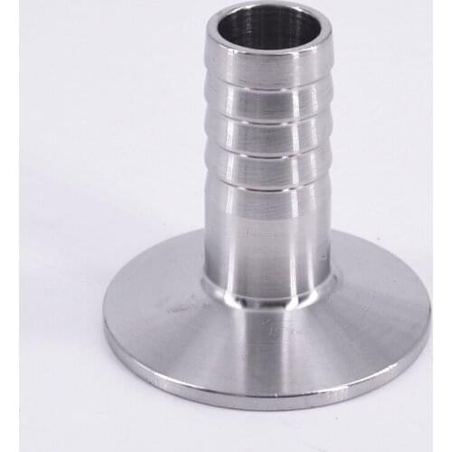 19mm 3/4" Hose Barb x 1.5" Tri Clamp SUS 304 Stainless Steel Sanitary Tri-Clover Hosetail Coupler Fitting Home Brew