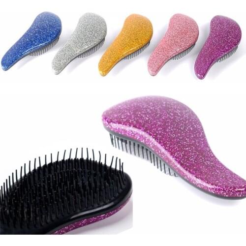 1pc Anti-static Massage Hair Brush Magic Handle Comb Tangle Detangle Shower Massage Hairbrush Comb Salon Hair Styling Tools