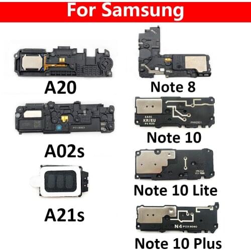 20Pcs/Lot, Buzzer Ringer Loud Speaker Flex Cable For Samsung A02 A02S A12 A21S A32 A51 A10 A20 A30 A50 Note 8 10 Lite Plus S21