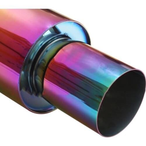 2021 Suitable For Thickened Large 304 Stainless Steel Exhaust Automobile Modified Pipe / Sports Car Sound Straight Drum