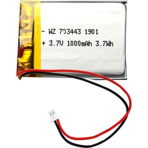 703443 753440 1000MAH 3.7V polymer battery 3D printing pen battery audio medical equipment