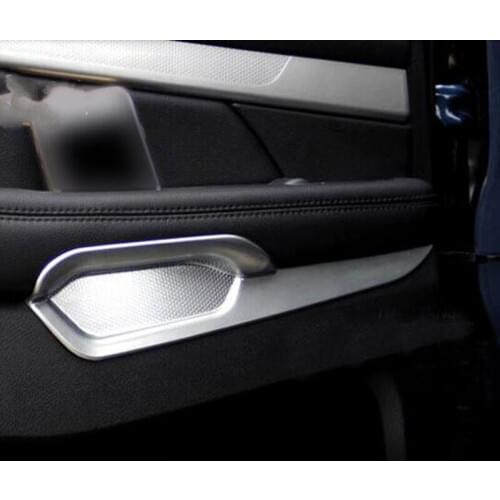 Brand New For Ford Explorer 2016-2018 4PCS ABS Chrome Car Handrail Storage Trim In Door Cover Trim Car Styling Accessories