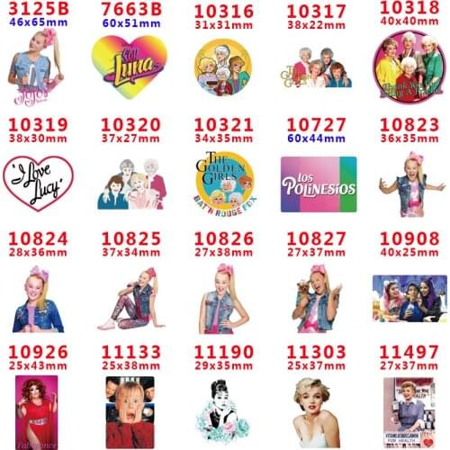 Free shipping 30 pcs cartoon character planar resin PR 10318