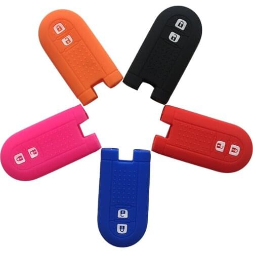 Car Key Case Cover for Toyota Rush/Daihatsu Tanto Custom LA600S Moovecanvas LA800S Remote Control Silica Gel Key Cover Cap