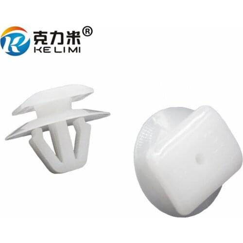 KE LI MI Door Panel Sill Strip Fixed retainers clips for Hyundai Car Interior White Nylon Fasteners decoration buckles