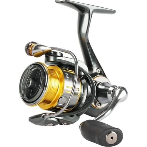 500s Mini Spinning 4KG Max Drag 5.2:1 Gear Ratio 9+1 BB Freshwater Rock Fishing Coil Trolling Wheel De Pesca