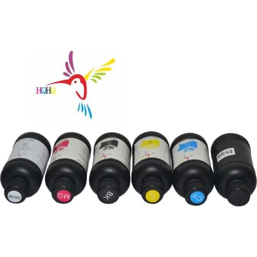 HQHQ Refillable UV Ink 500ml/Bottle For Roland LEF 20 LEJ-640 LEC-540 LEF-12 LEF-20 LEC-330a LEJ 640 740 Eco-UV Ink