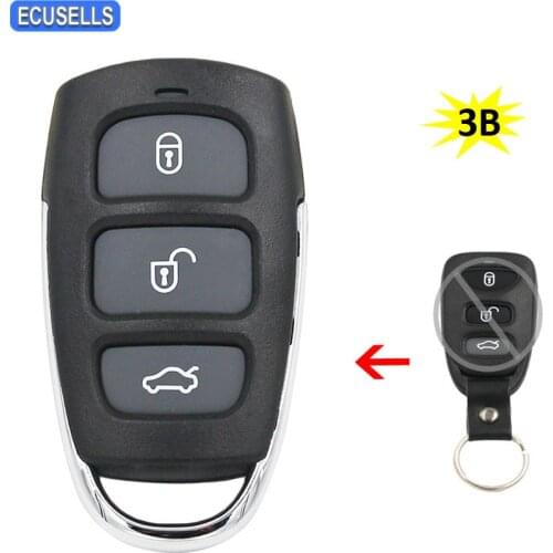 Modified 3 Button Remote Key Shell Case Housing for Hyundai for Kia Elantra Sonata i10 Sorento Cerato Forte Spectra Optima Rondo