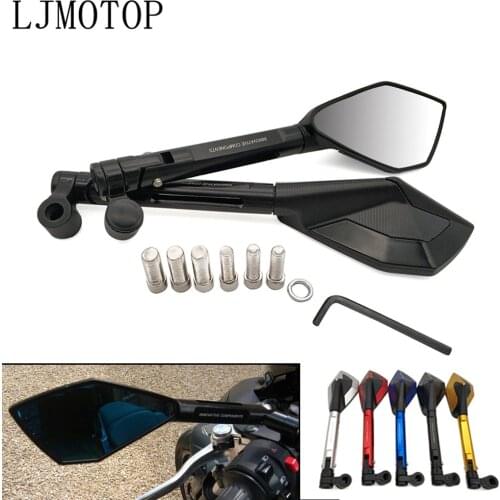 Motorcycle Mirrors Moto Side Rearview MirrorsCNC aluminum For YAMAHA XMAX125/XMAX250/XMAX 400 NMAX 125 XMAX300 Tenere 700