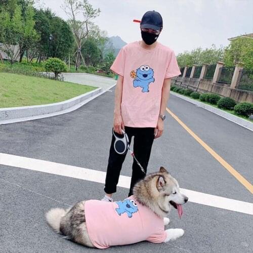 Cartoon Dog Clothes Summer Pets Dogs Clothing for Small Medium Dogs Costume Soft Dog Tshirt Labrador Pet Clothes Roupa Cachorro