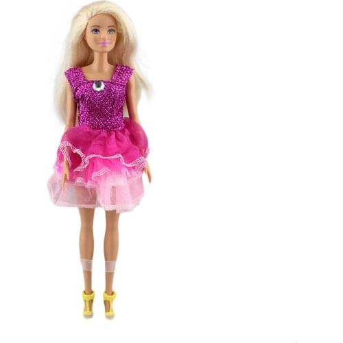 New Dress Doll Clothes For Barbie Doll, 1/6 Girl Doll accessories