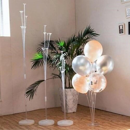 8 Tubes Balloons Display Column Stand Holder Baby Shower Wedding Birthday Decor Happy Birthday Wedding Party Decoration