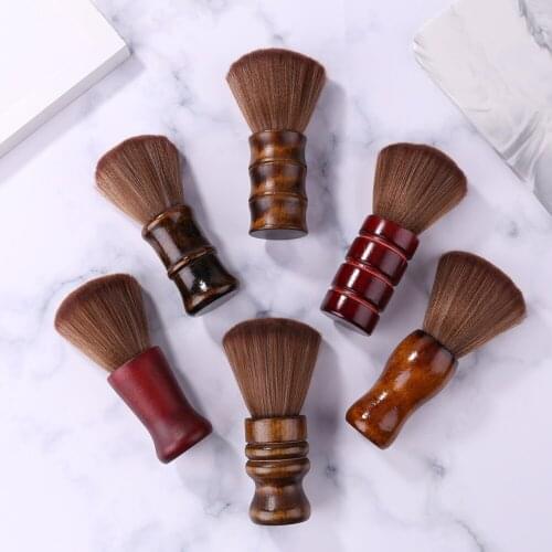 Neck Brush Fiber Hairdressing Barber Cleaning Hairbrush Salon Hair Sweep Brush for Hair Decorative Caring Accessories