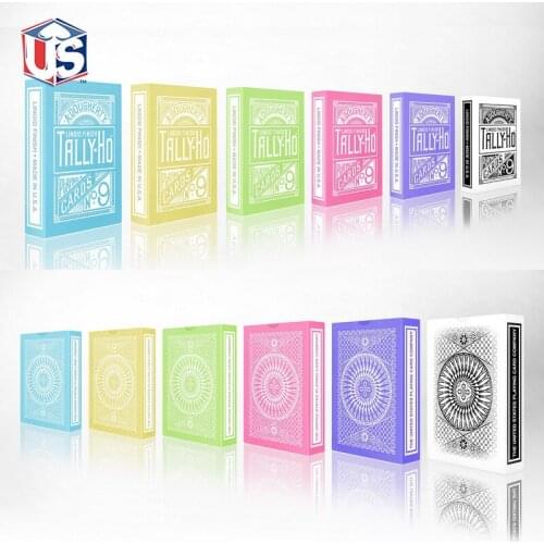 Tally Ho Reverse Lovely Playing Cards Circle Back Colorful Deck By Ellusionist Creative Magic Card Poker Magic Props Magic Trick