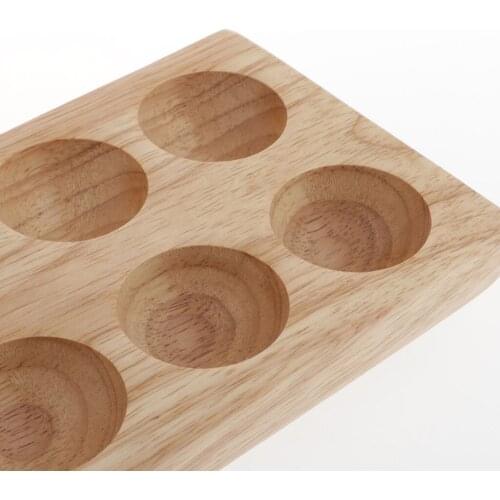 Solid Wood Essential Oil Tray Aromatherapy Organizer for 10 Bottles Or Rollers