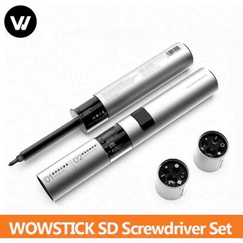 WOWSTICK SD Screwdriver Set 36 Bits Automatic Dual Power Electric Screwdriver Rechargeable Cordless with 3 LED Lights
